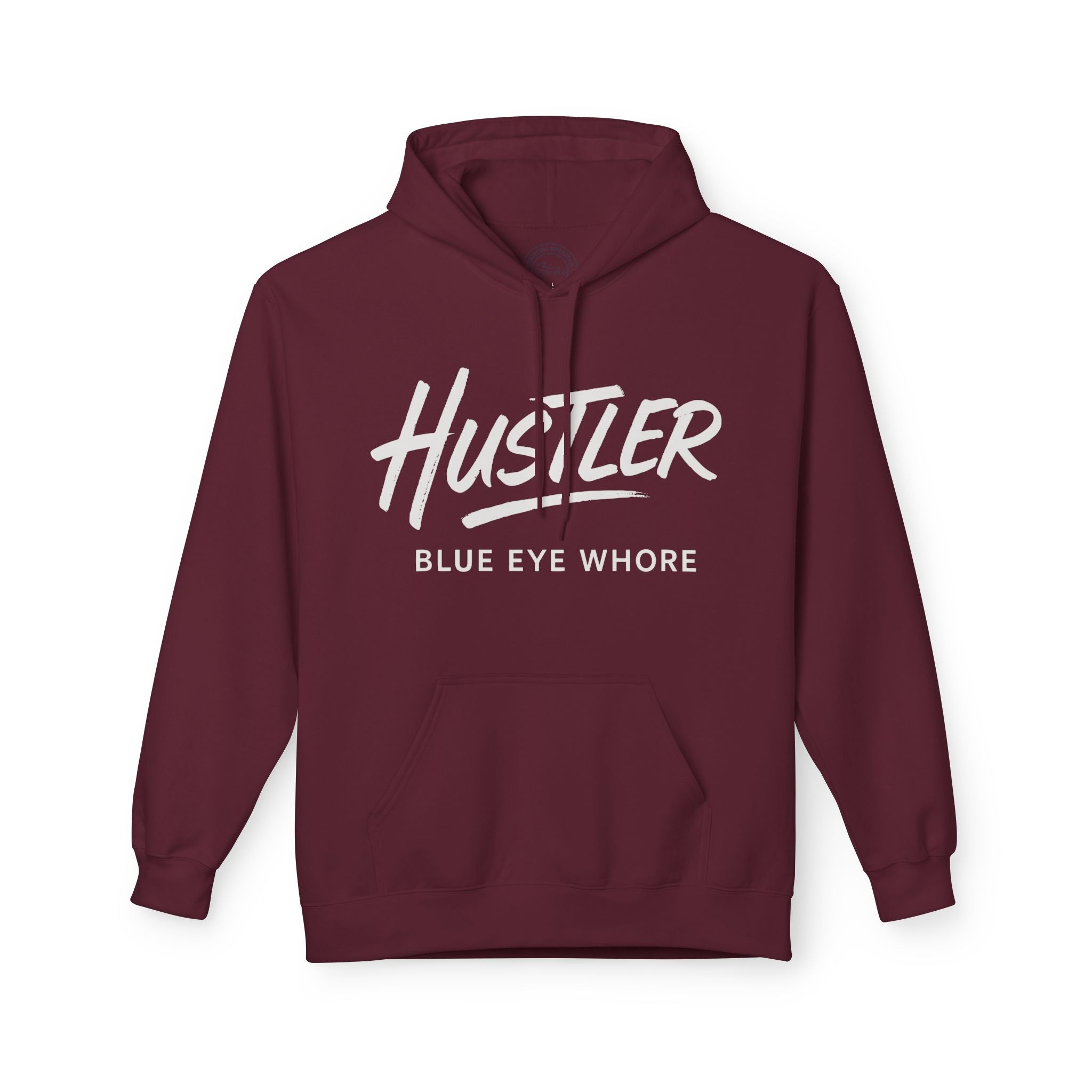 Crime Novel Typography Hoodie — Bold Minimalist Reader Sweatshirt