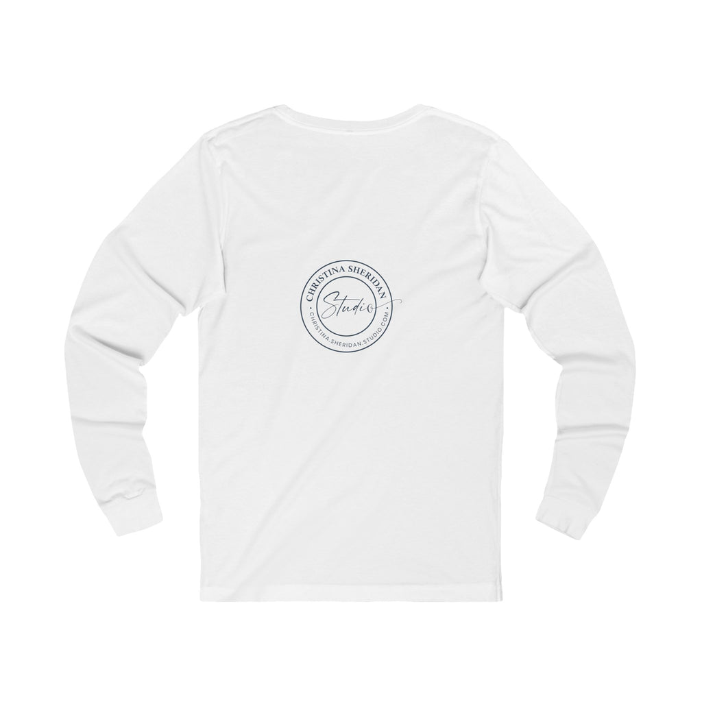 Blue Eye Whore Minimalist Long Sleeve Tee — Resilience & Identity