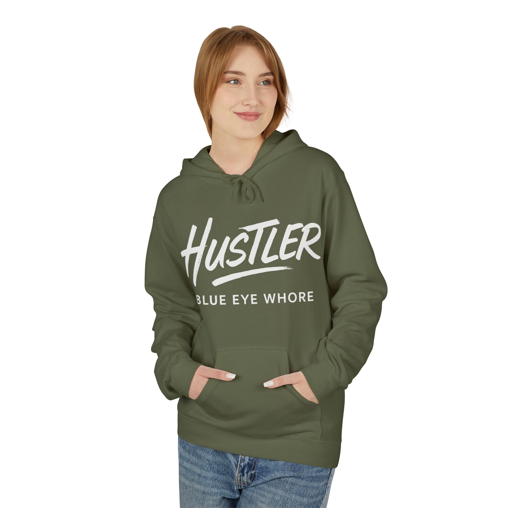 Crime Novel Typography Hoodie — Bold Minimalist Reader Sweatshirt