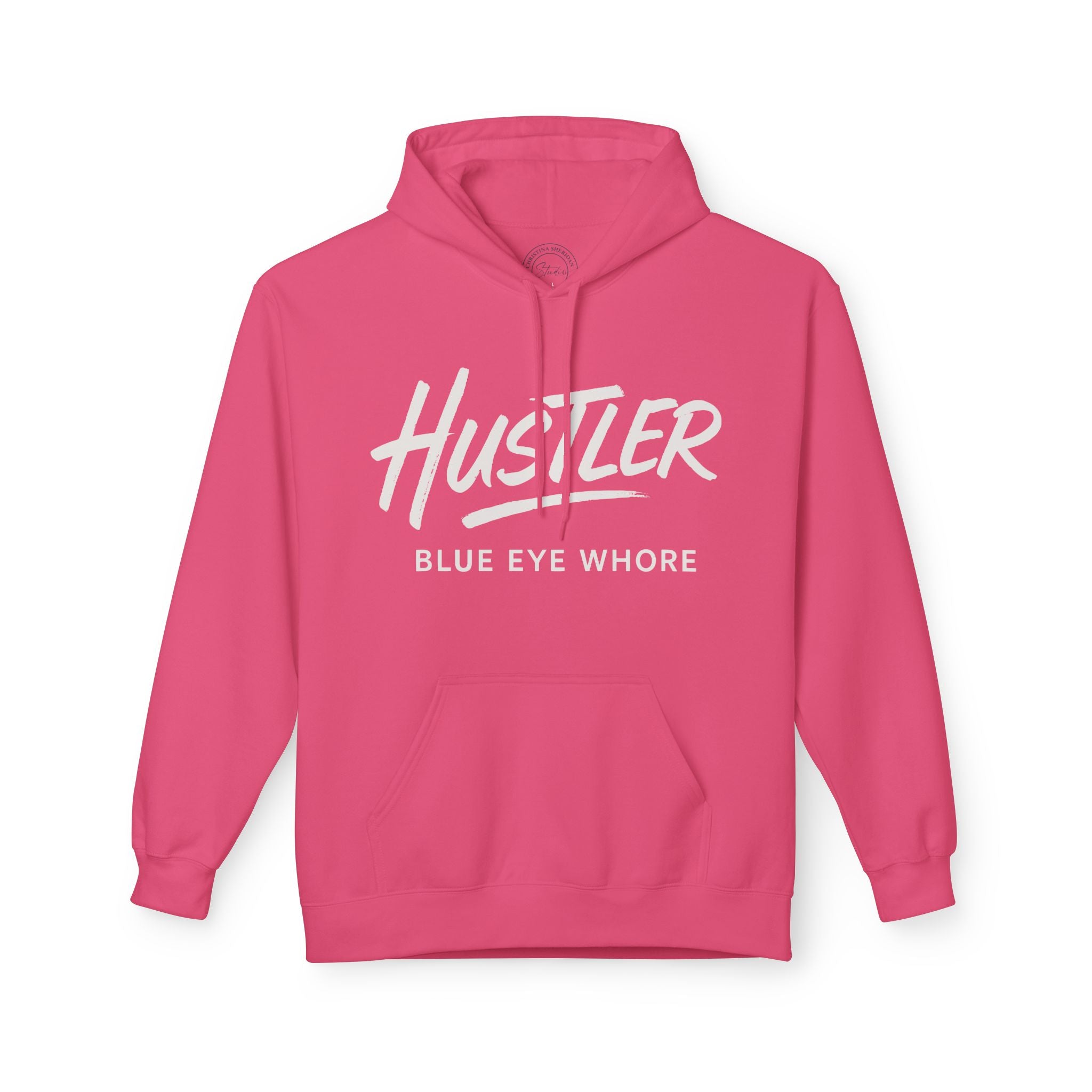 Crime Novel Typography Hoodie — Bold Minimalist Reader Sweatshirt
