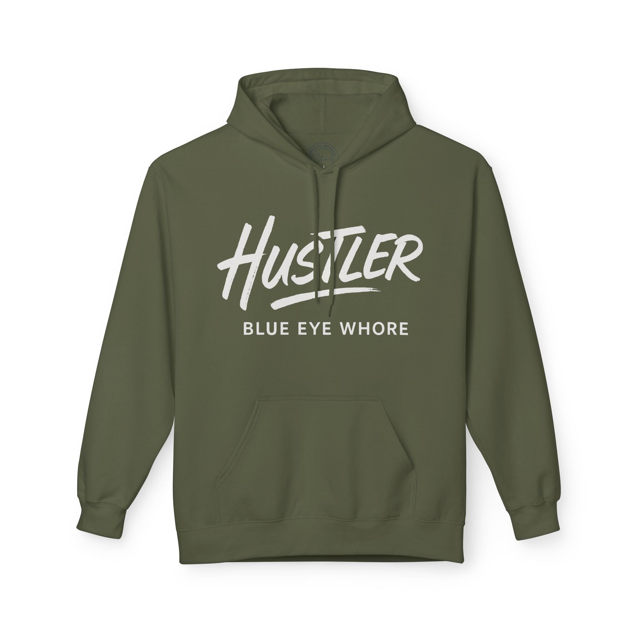 Crime Novel Typography Hoodie — Bold Minimalist Reader Sweatshirt