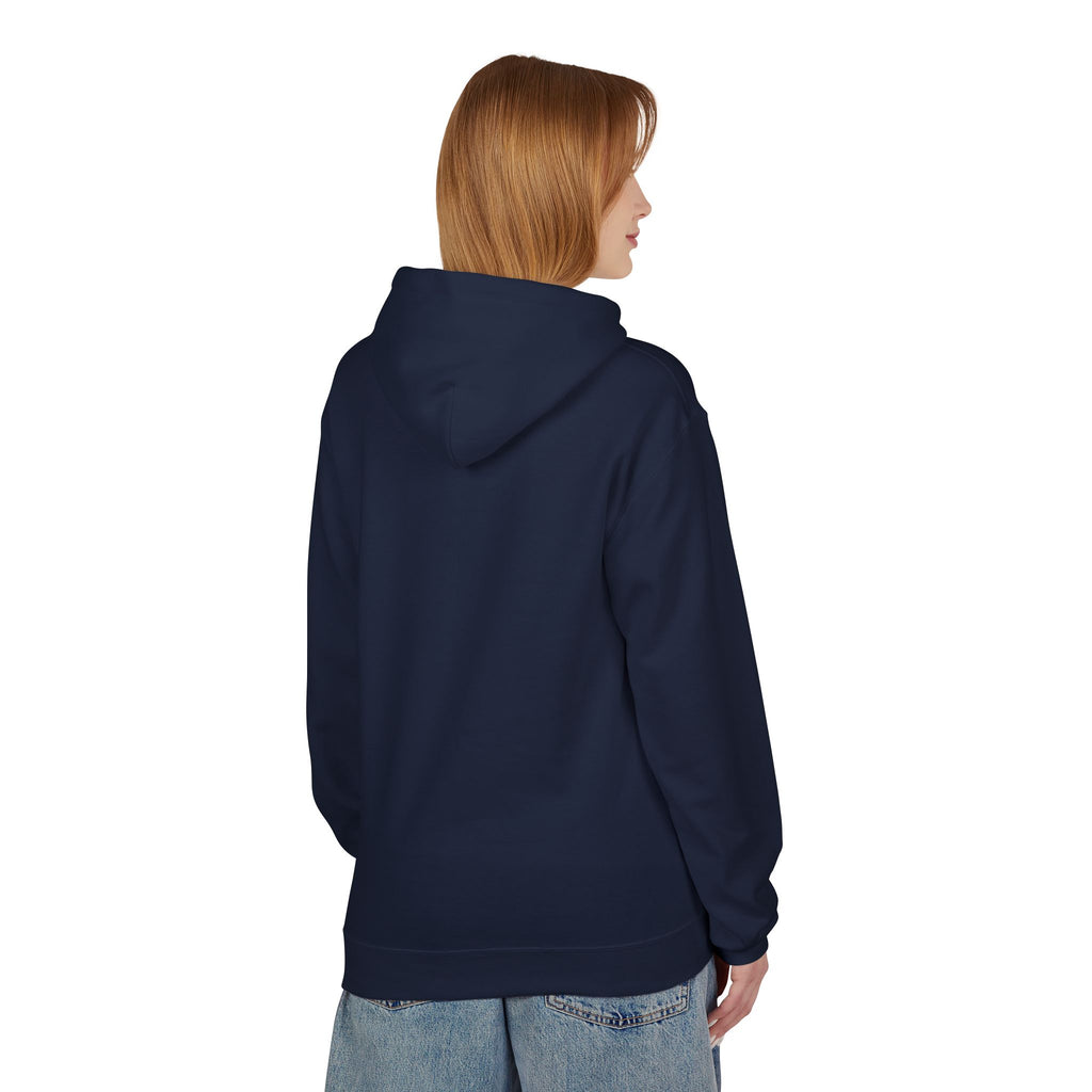 Crime Novel Typography Hoodie — Bold Minimalist Reader Sweatshirt