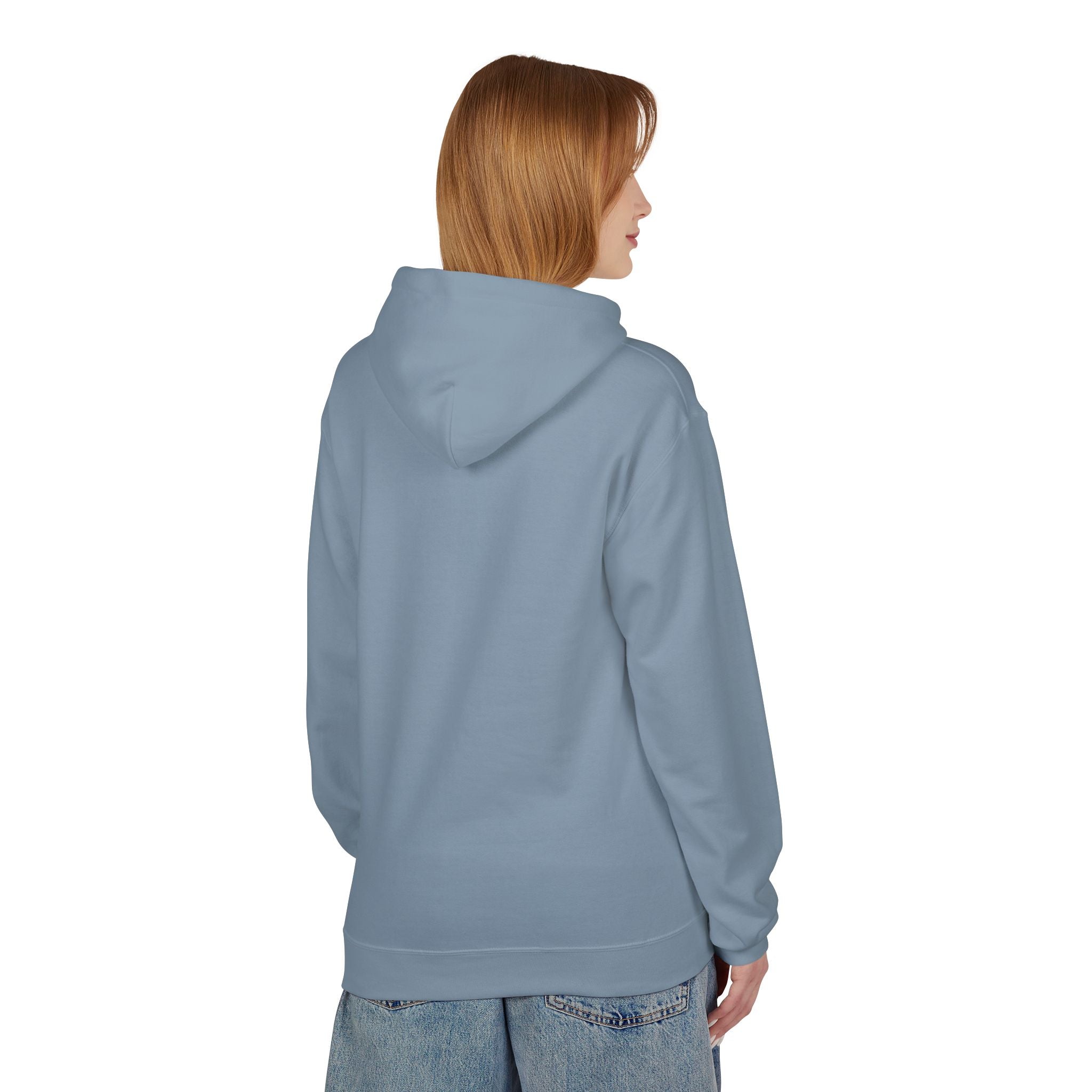 Crime Novel Typography Hoodie — Bold Minimalist Reader Sweatshirt