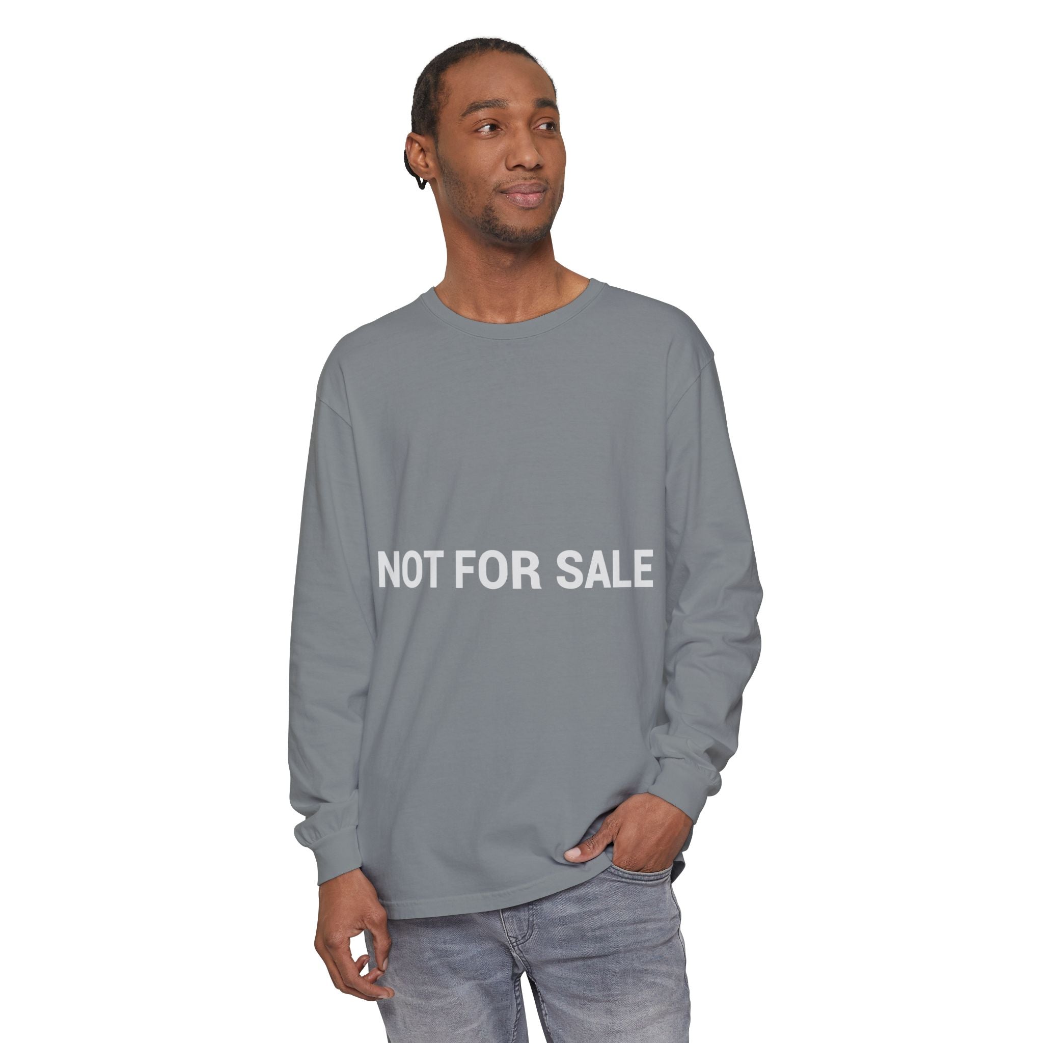 Long Sleeve T‑Shirt — Minimalist Studio Logo Back Print