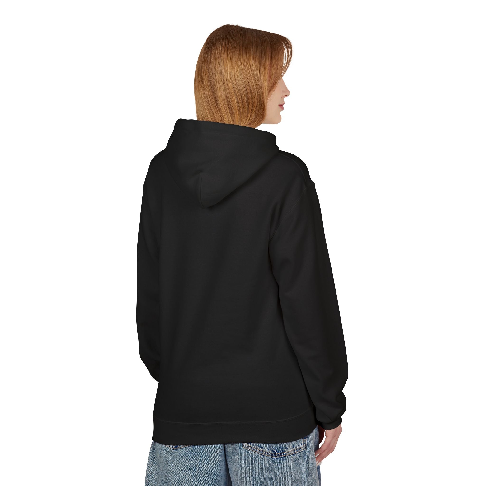 Crime Novel Typography Hoodie — Bold Minimalist Reader Sweatshirt