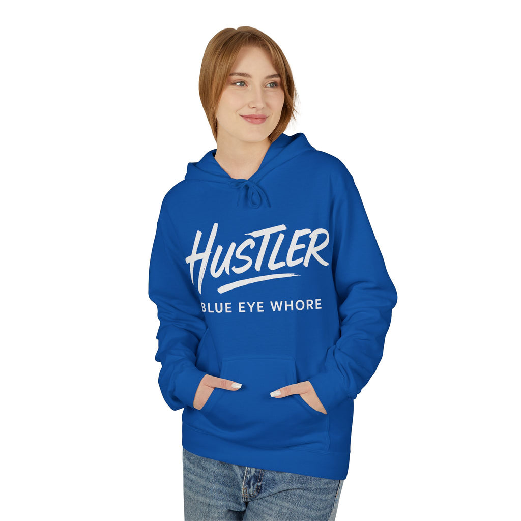 Crime Novel Typography Hoodie — Bold Minimalist Reader Sweatshirt