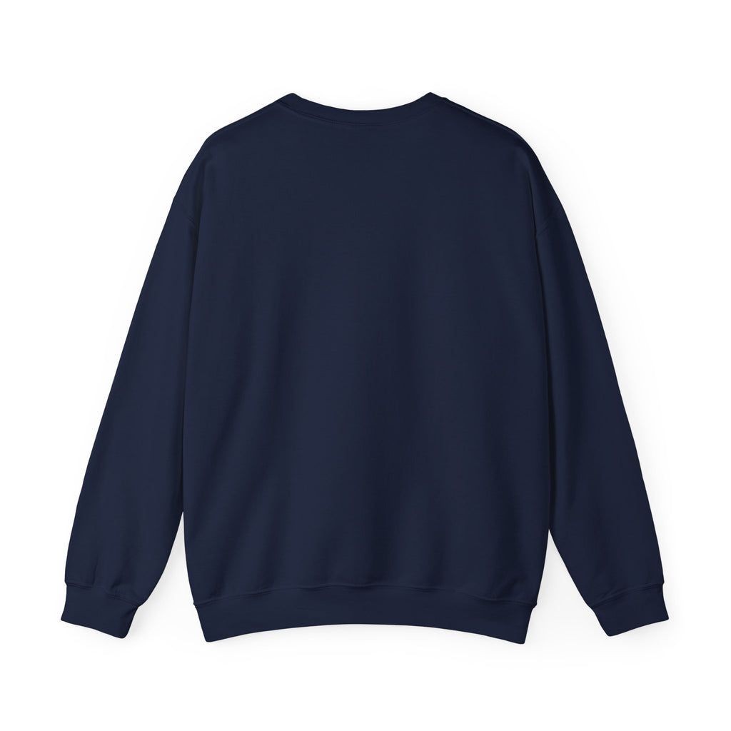Crewneck Sweatshirt — "Blue Eye Whore" Graphic with Dripping Blood Design