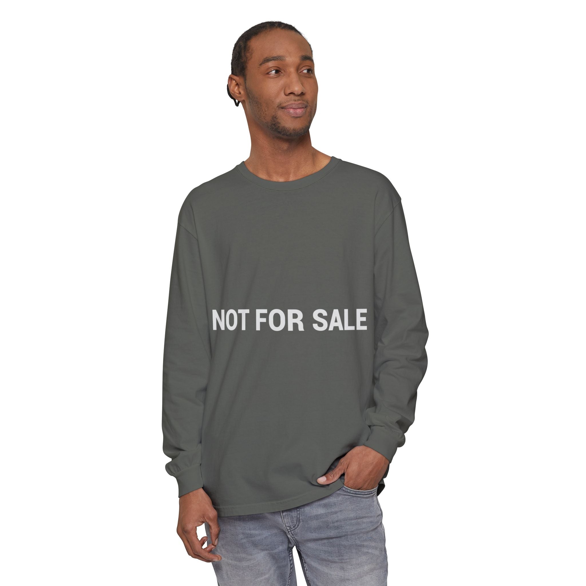 Long Sleeve T‑Shirt — Minimalist Studio Logo Back Print