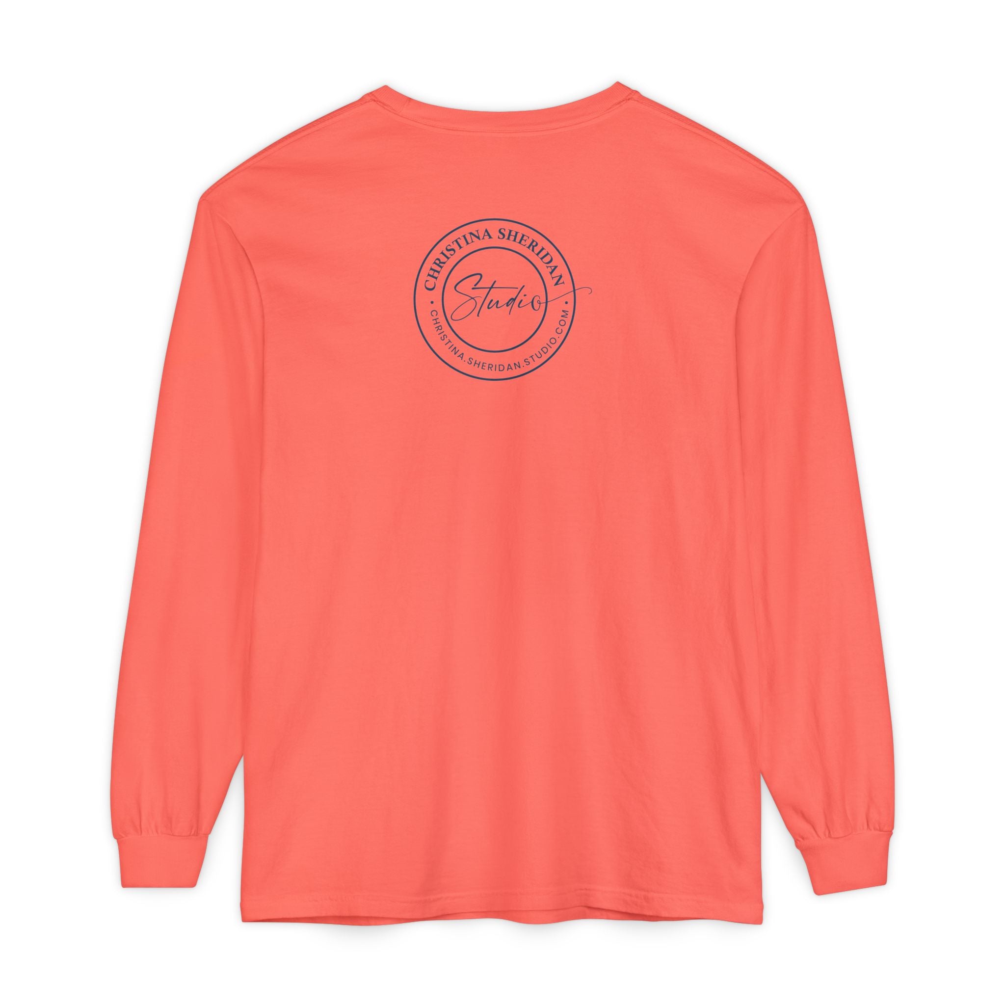 Blue Eye Whore Novel-Inspired Long Sleeve Tee — Dark Cinematic Design