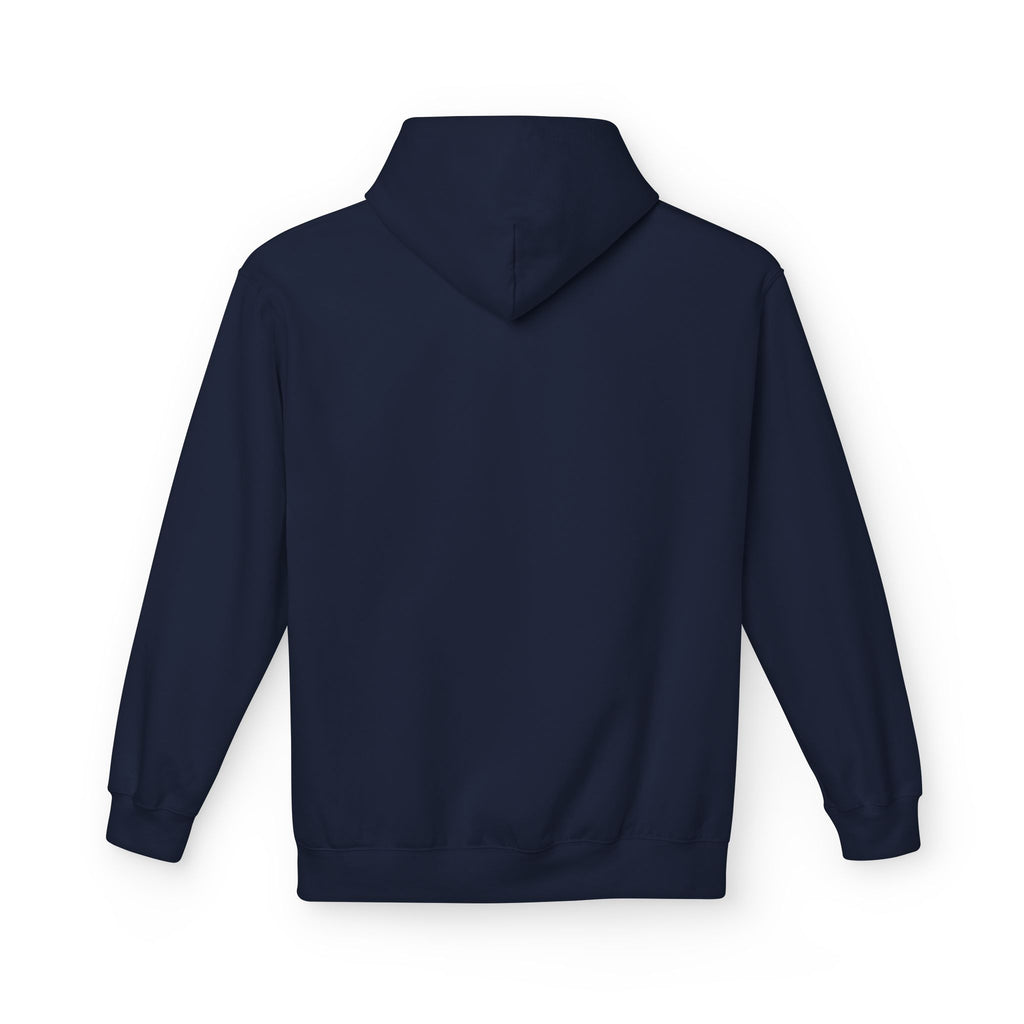 Crime Novel Typography Hoodie — Bold Minimalist Reader Sweatshirt