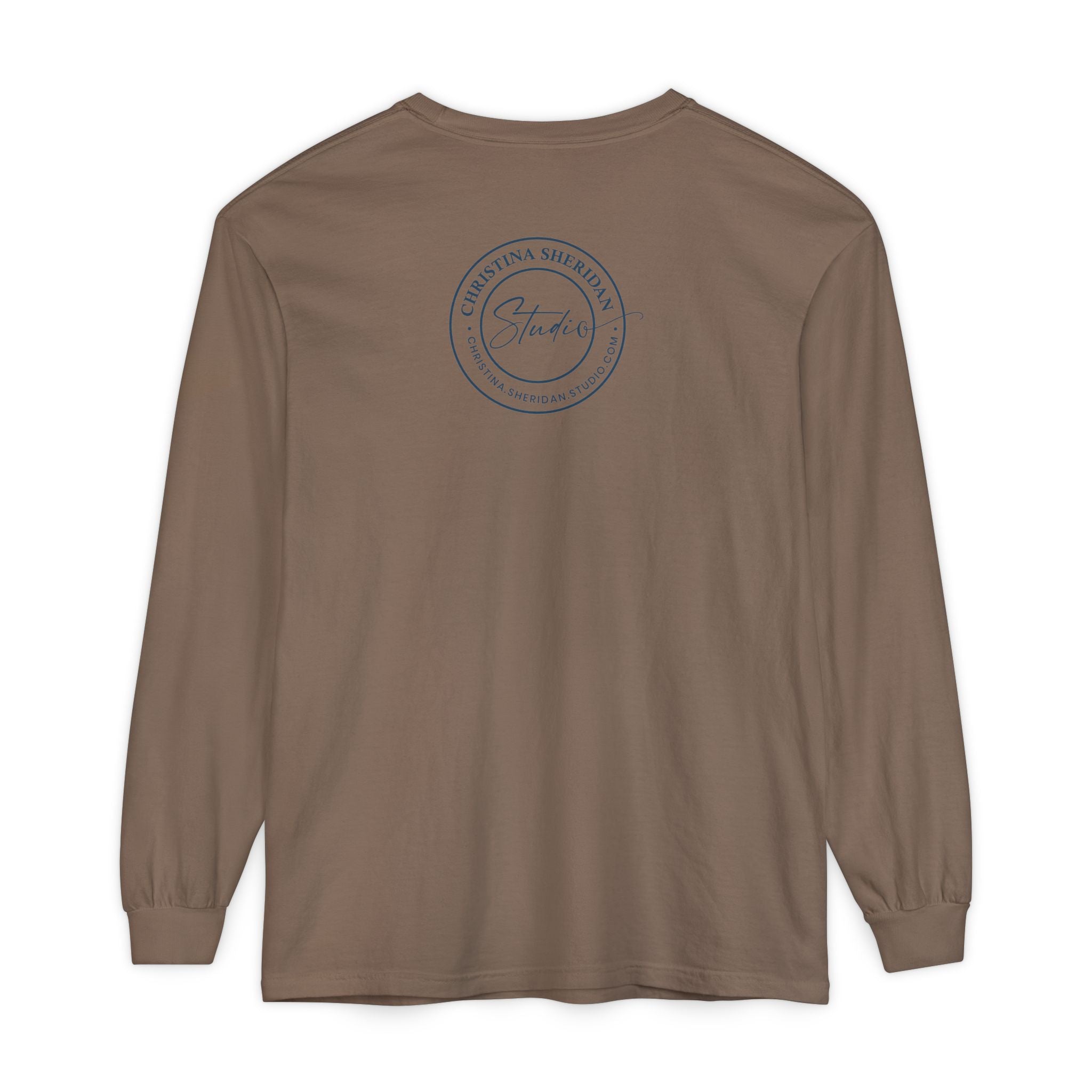 Blue Eye Whore Novel-Inspired Long Sleeve Tee — Dark Cinematic Design