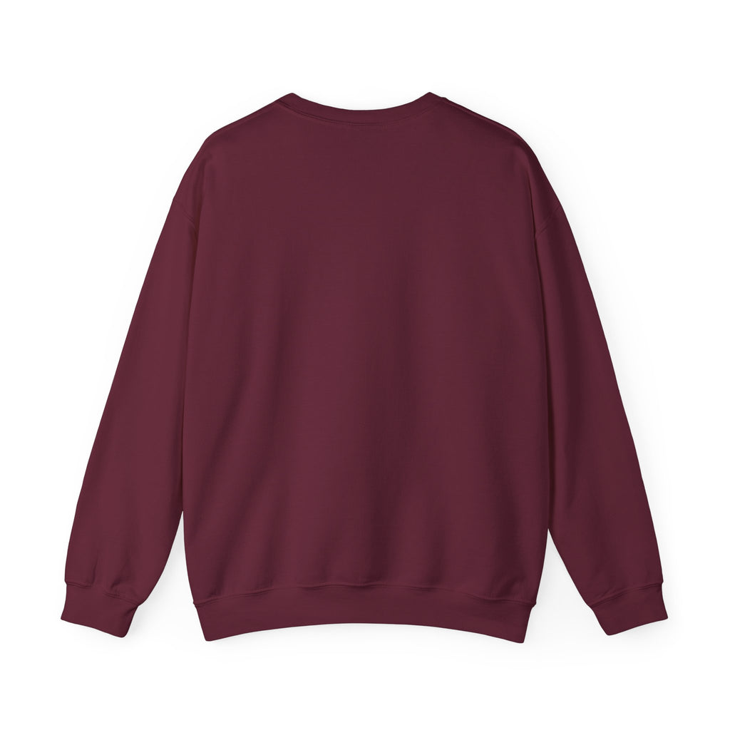Crewneck Sweatshirt — "Blue Eye Whore" Graphic with Dripping Blood Design