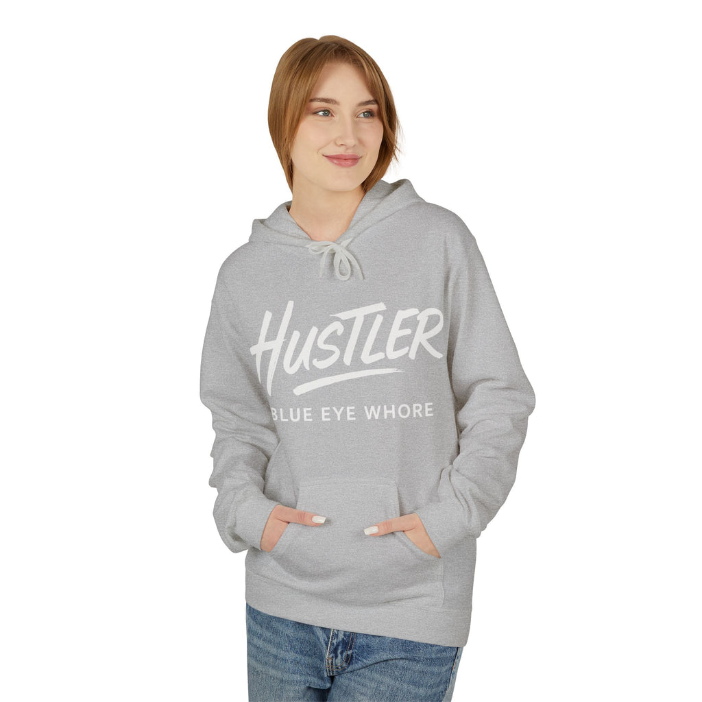 Crime Novel Typography Hoodie — Bold Minimalist Reader Sweatshirt