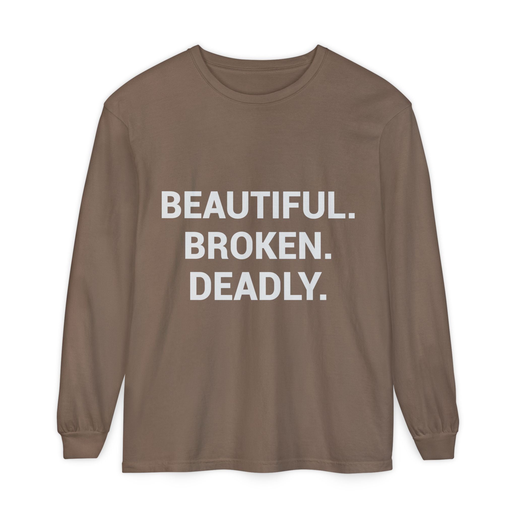 Blue Eye Whore Novel-Inspired Long Sleeve Tee — Dark Cinematic Design
