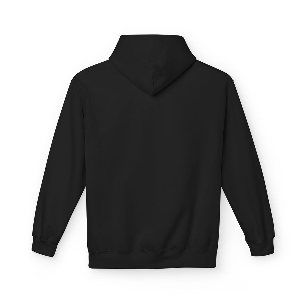 Crime Novel Typography Hoodie — Bold Minimalist Reader Sweatshirt