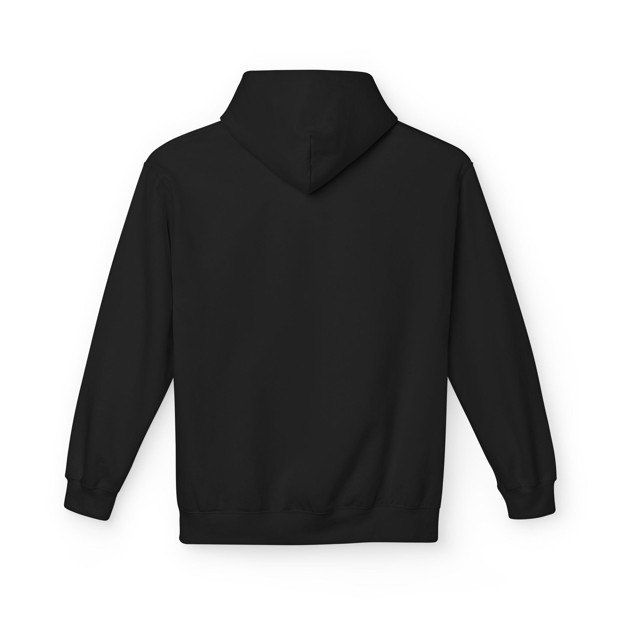 Crime Novel Typography Hoodie — Bold Minimalist Reader Sweatshirt