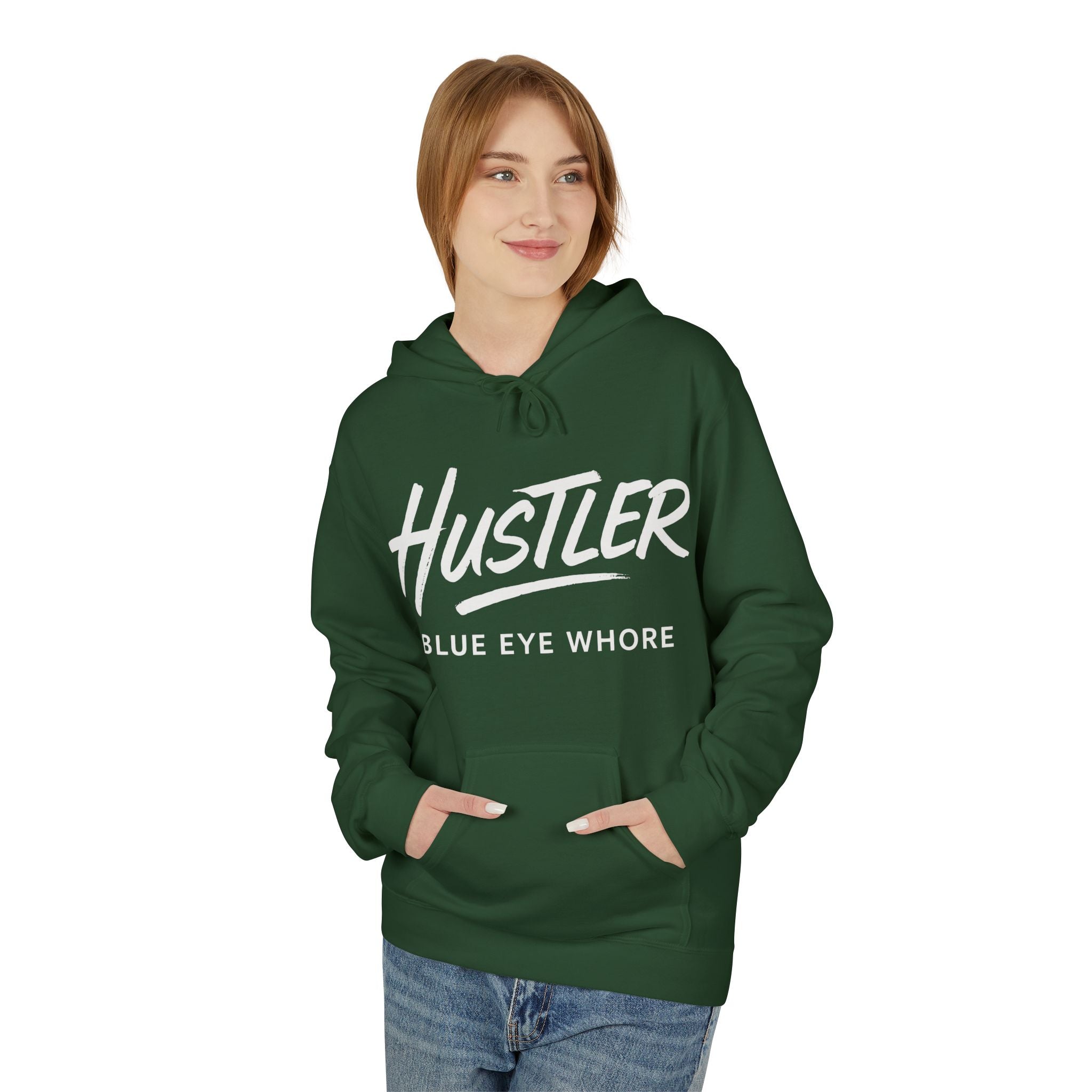 Crime Novel Typography Hoodie — Bold Minimalist Reader Sweatshirt