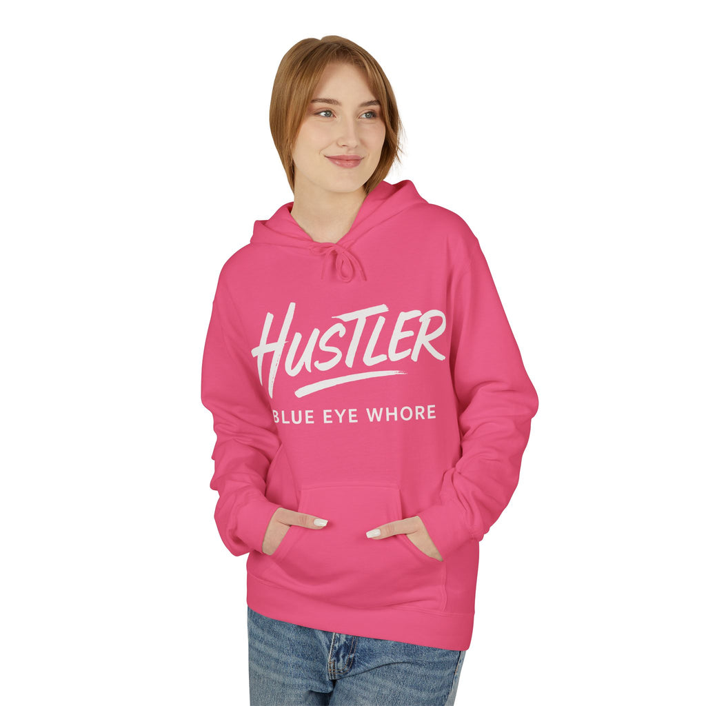 Crime Novel Typography Hoodie — Bold Minimalist Reader Sweatshirt
