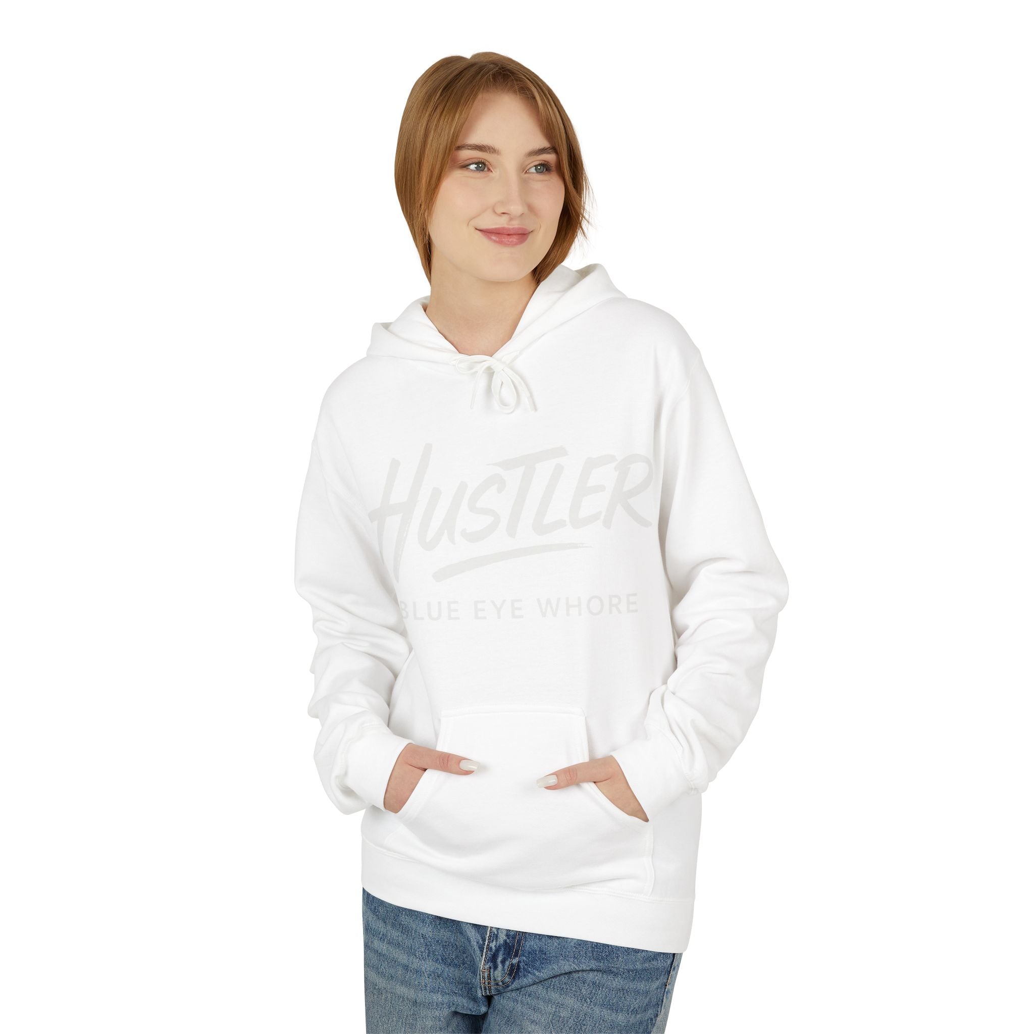 Crime Novel Typography Hoodie — Bold Minimalist Reader Sweatshirt
