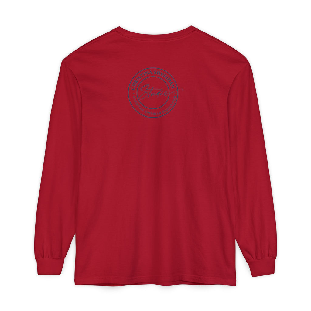 Blue Eye Whore Novel-Inspired Long Sleeve Tee — Dark Cinematic Design