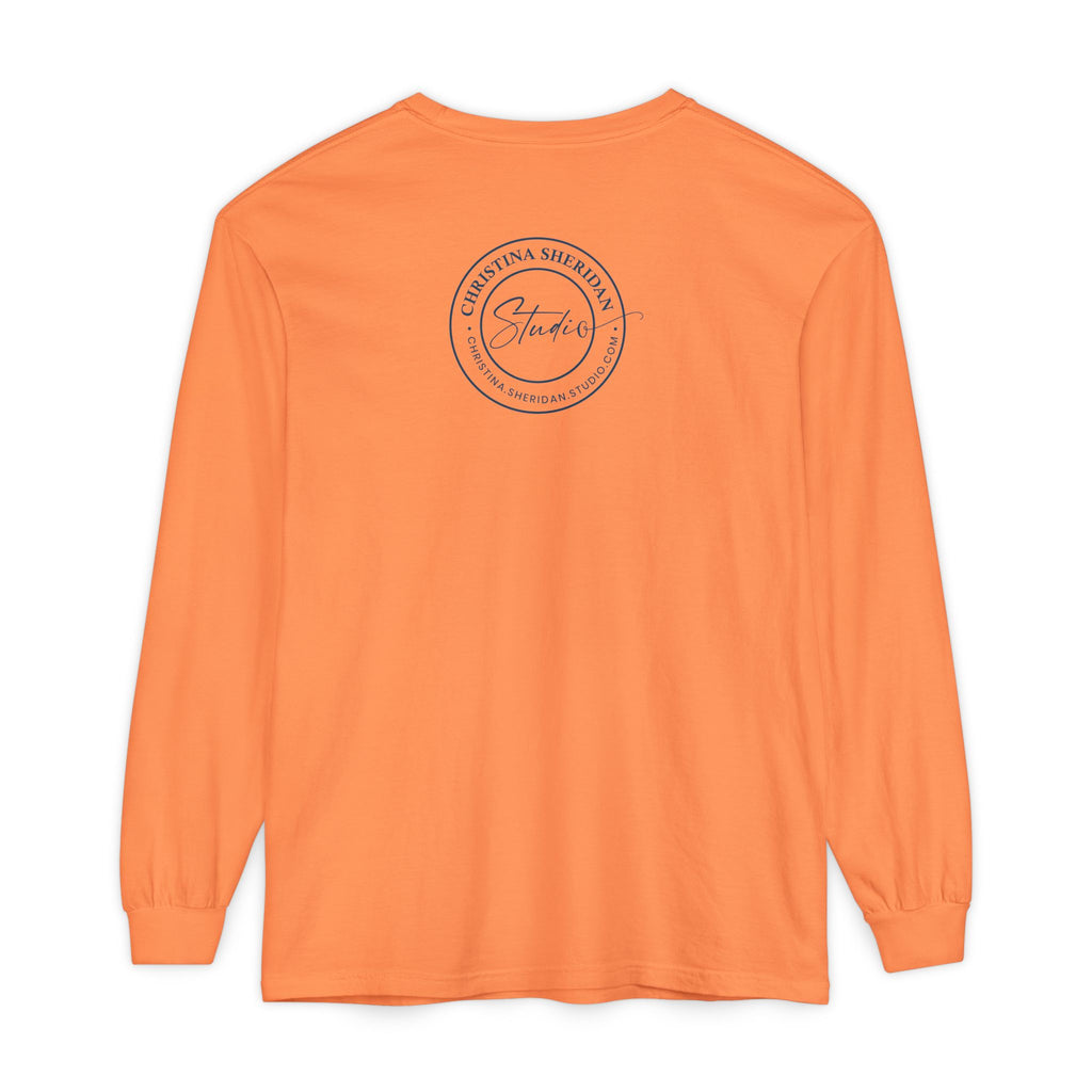 Blue Eye Whore Novel-Inspired Long Sleeve Tee — Dark Cinematic Design