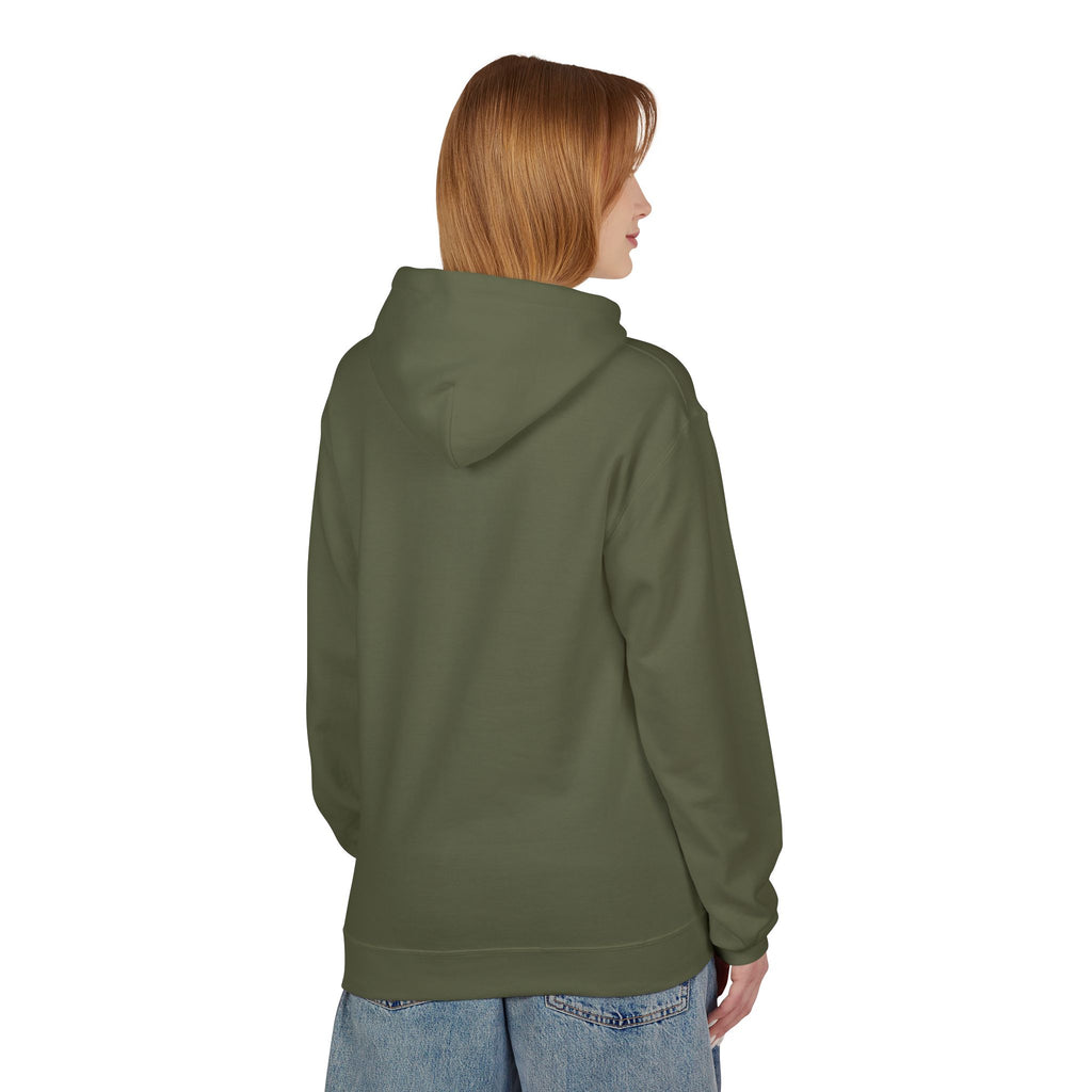 Crime Novel Typography Hoodie — Bold Minimalist Reader Sweatshirt