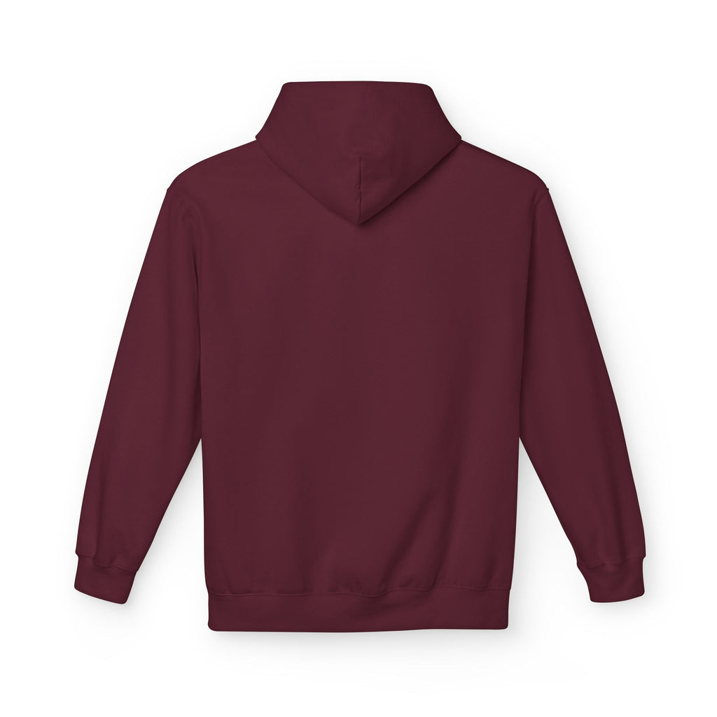 Crime Novel Typography Hoodie — Bold Minimalist Reader Sweatshirt