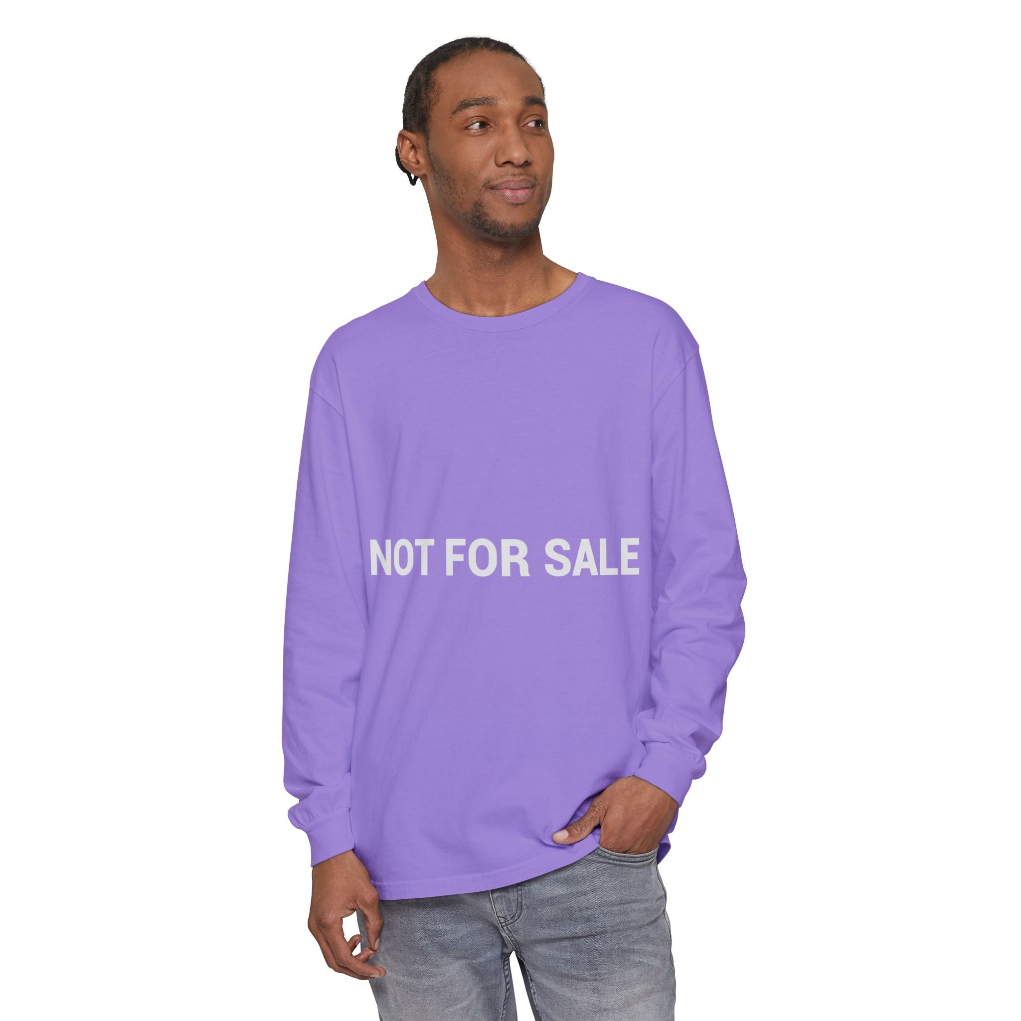 Long Sleeve T‑Shirt — Minimalist Studio Logo Back Print