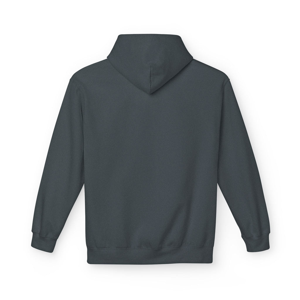 Crime Novel Typography Hoodie — Bold Minimalist Reader Sweatshirt