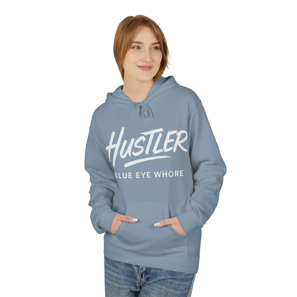 Crime Novel Typography Hoodie — Bold Minimalist Reader Sweatshirt