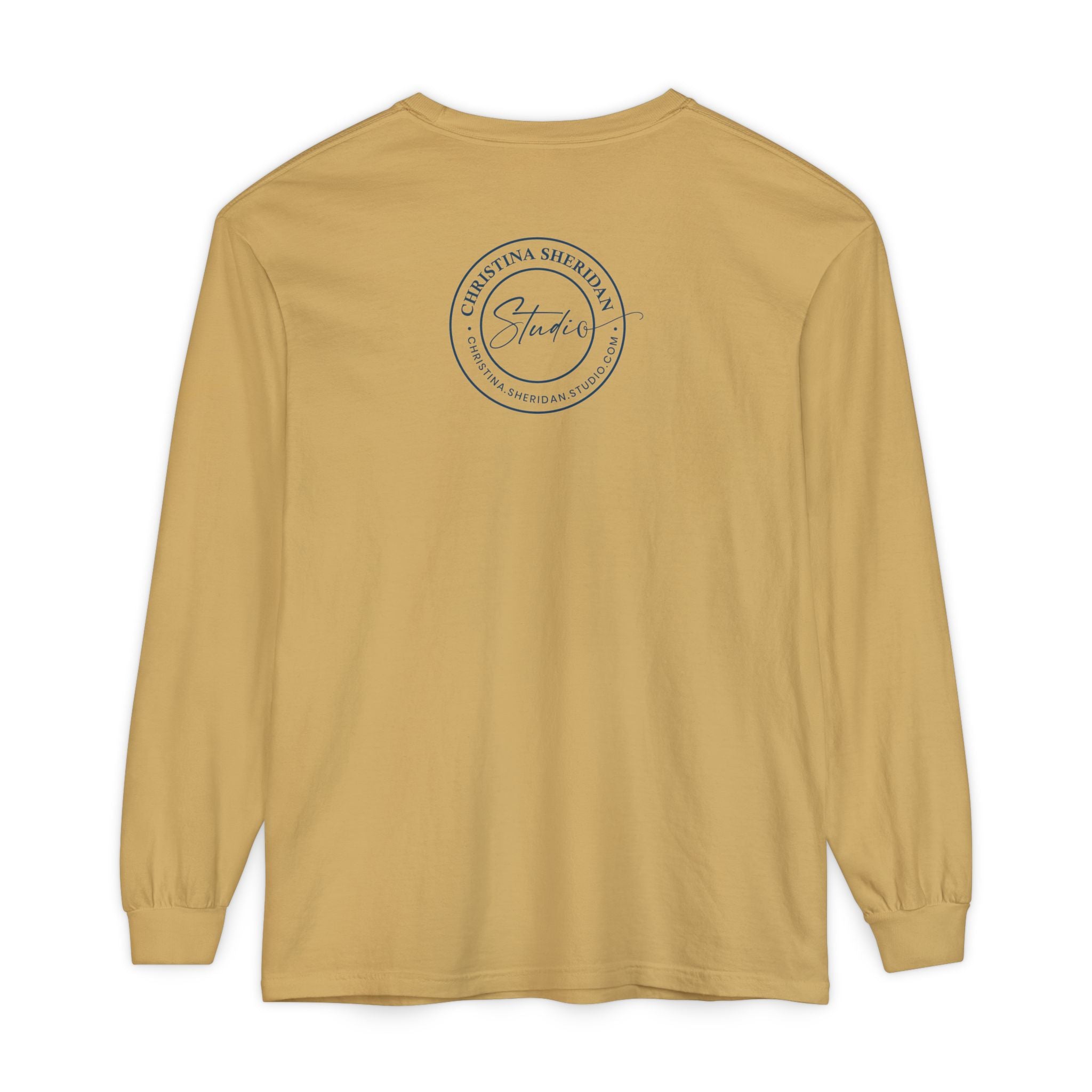 Blue Eye Whore Novel-Inspired Long Sleeve Tee — Dark Cinematic Design